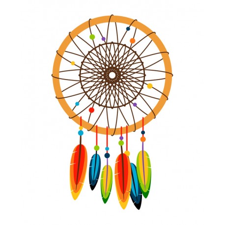 autocollant attrape reve chambre