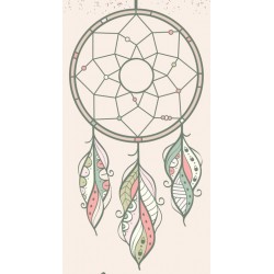 stickers attrape reve multicolor