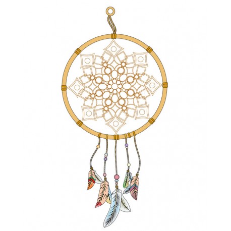 stickers attrape reve rose