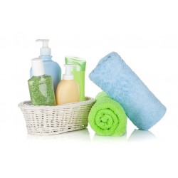 stickers salle de bain savon et serviette