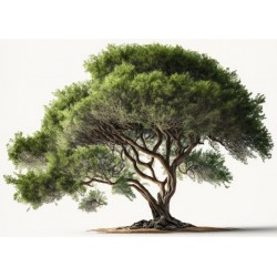 bonsai autocollant mural