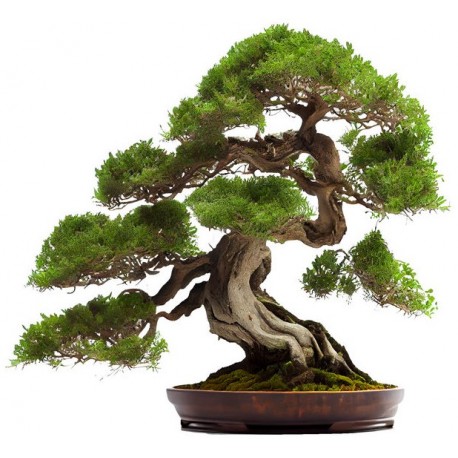 stickers mural bonsai design