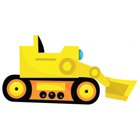 autocollant bulldozer