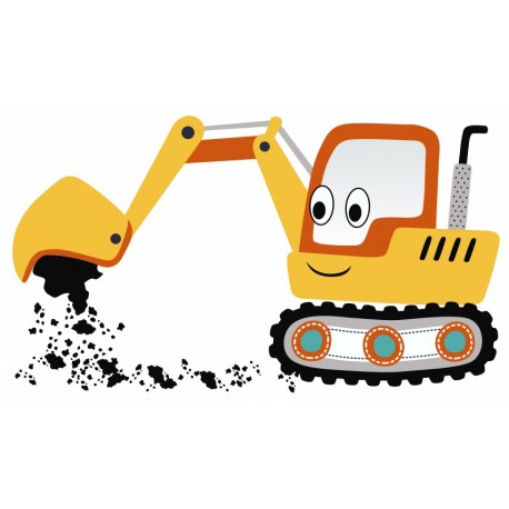 autocollant pelleteuse