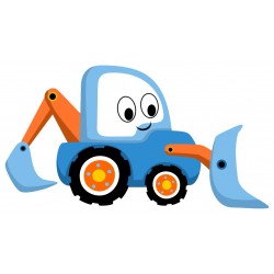 autocollants bulldozer