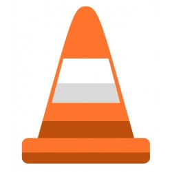 autocollants plot chantier orange