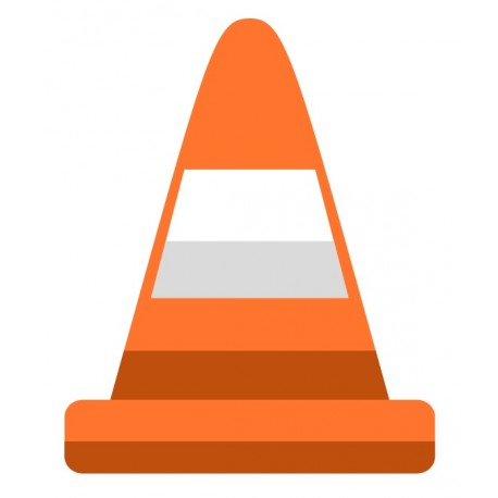 autocollants plot chantier orange