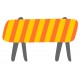 sticker barriere chantier