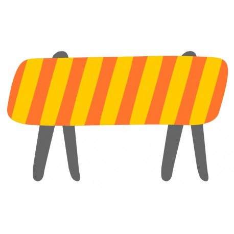 sticker barriere chantier