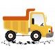 sticker camion benne