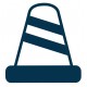 sticker cone de travaux