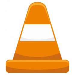 sticker cone travaux