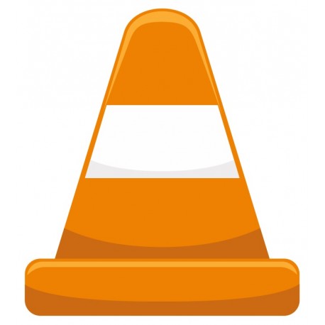 sticker cone travaux