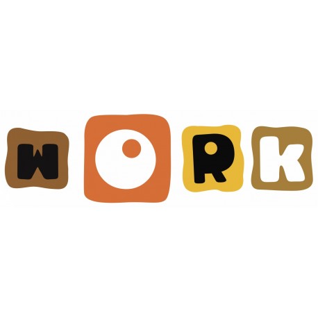 stickers chambre garcon lettres work