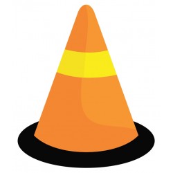 stickers chambres garcon plot orange chantier