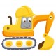 stickers pelleteuse deco