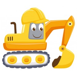 stickers pelleteuse deco
