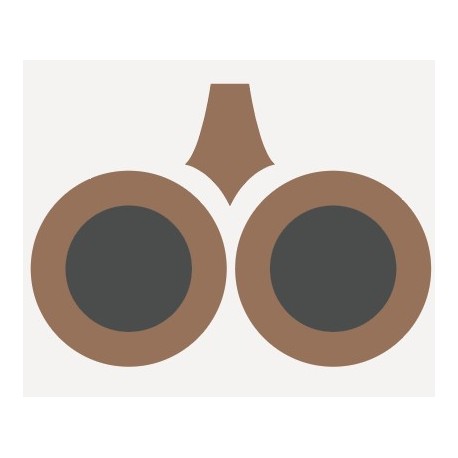 autocollant binoculaire