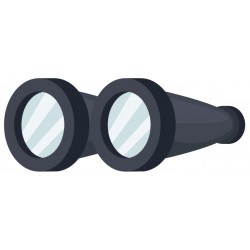 autocollant jumelles