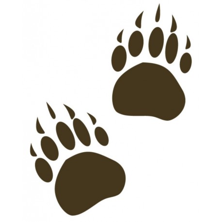 sticker empreinte animal