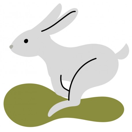 sticker lapin