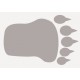 stickers empreinte animal