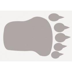 stickers empreinte animal