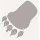 stickers empreinte animal