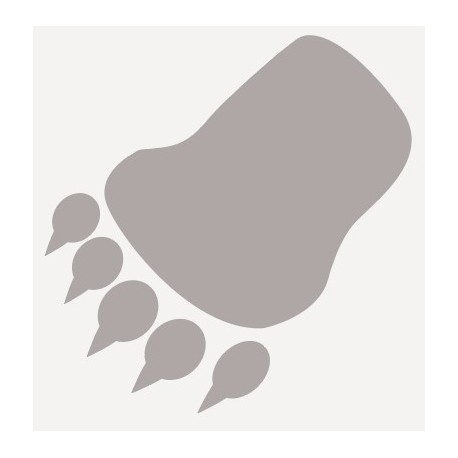 stickers empreinte animal