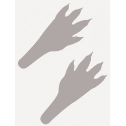 stickers empreintes animales