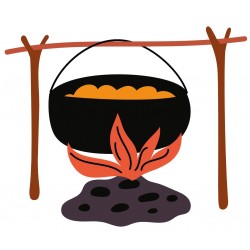 stickers feu de camp