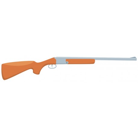 stickers fusil geant
