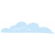 stickers nuage geant