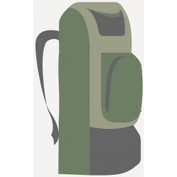 stickers sac a dos de camping