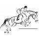 autocollant mural cheval decoratif pas cher