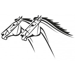 autocollant muraux cheval