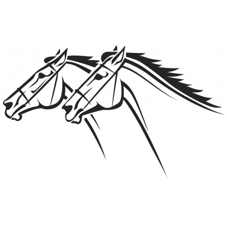 autocollant muraux cheval