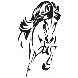cheval stickers mural chambre