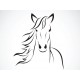 sticker cheval pas cher