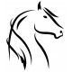 sticker mural cheval decoration