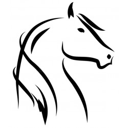 sticker mural cheval decoration