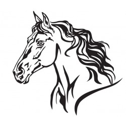 stickers cheval muraux chambre