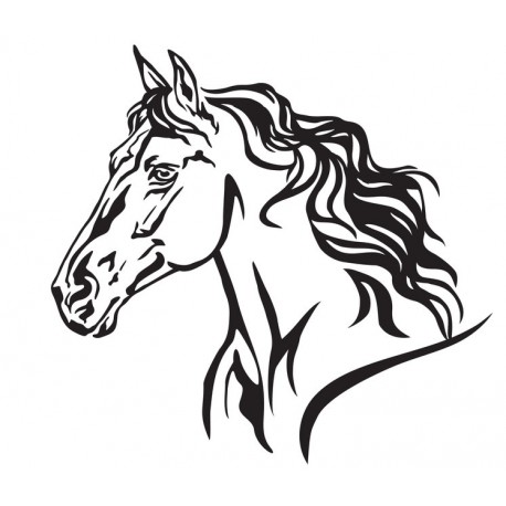 stickers cheval muraux chambre