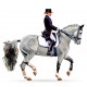 stickers mural cheval dressage