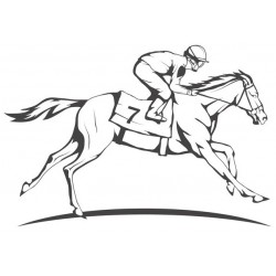 stickers muraux cheval deco