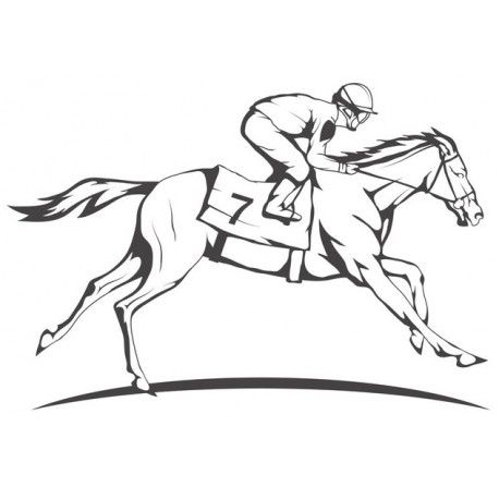 stickers muraux cheval deco