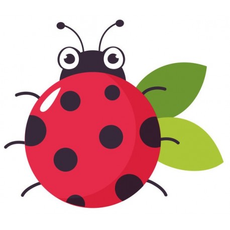 autocollants mural coccinelle