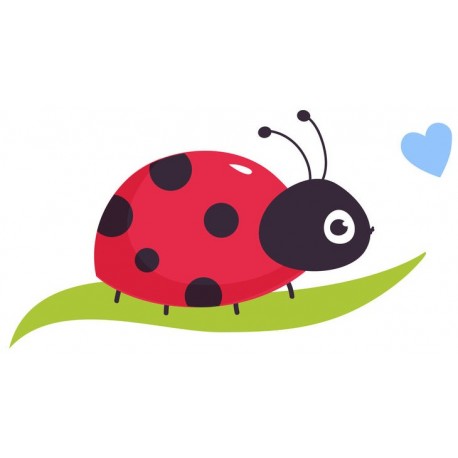 autocollants muraux coccinelle