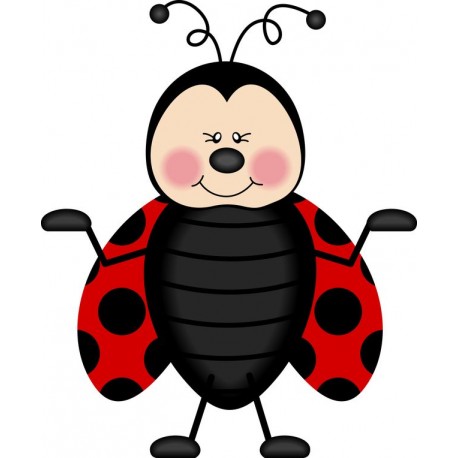 sticker mural coccinelle decoratif
