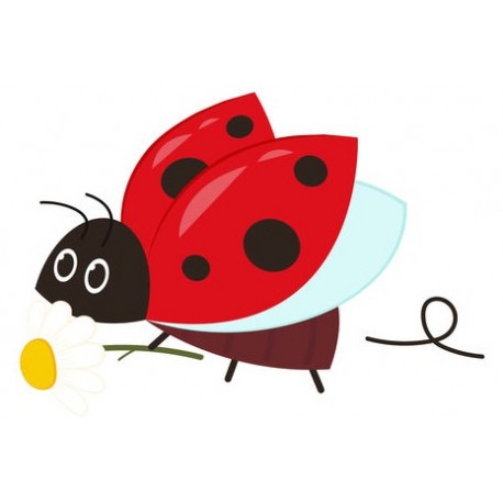 sticker muraux coccinelle chambre